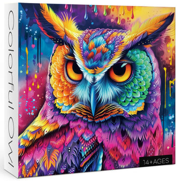 Colorful Owl Jigsaw Puzzle 1000 Pieces